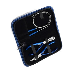 Kit de Herramientas Profesionales para Extensiones de Cabello, Alicates de Acero Inoxidable con Anillos Micro para Instalación y Remoción de Extensiones de Cabello Humano Natural - Product Image 2