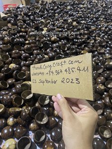 Vente en gros avec prix de la noix de coco naturelle coquille de noix de coco bougeoir sculpté cocotier écologique fait à la main - Product Image 4