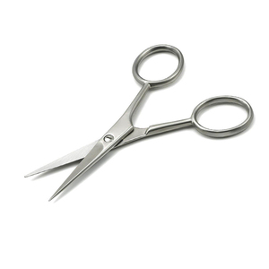 Ciseaux de manucure de haute qualité en acier inoxydable à lame courbée avec une pointe fine et aiguisée pour les soins des cuticules - Product Image 3