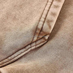 เสื้อมีฮู้ดผู้ชายสไตล์วินเทจฟอกสีผิวแบบปักลายกรดแบบสวมหัวสำหรับฤดูหนาว - Product Image 6