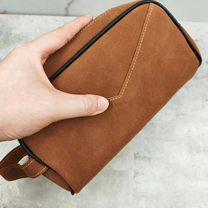 Petite pochette à bijoux en cuir de couleur mignonne avec boutons, faite à la main, pour colliers, boucles d'oreilles et bagues, étui de rangement pour bijoux de voyage pour filles - Product Image 1