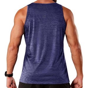 Camisetas de Tirantes para Hombre, Casuales, Lisas, de Verano, Suaves y Ajustadas, con Cuello Redondo, 100% Algodón, de Color Sólido - Product Image 3