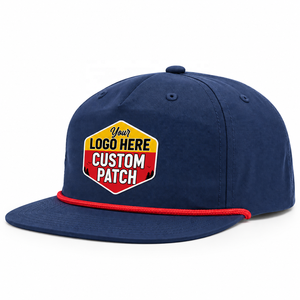Casquette Snapback 5 Panneaux Personnalisée avec Logo Brodé et Bord Plat – Vente en Gros Fabricant Vietnamien OEM ODM Usine VN - Product Image 3