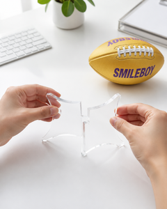 Acrylic Rugby Display Rack Made From A-Grade Material Visually Appealing Solution for Showcasing - Product Image 5