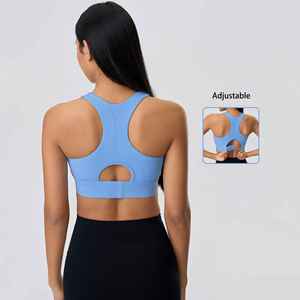 ชุดชั้นในกีฬาสำหรับผู้หญิงแบบแห้งเร็วสำหรับวิ่งออกกำลังกายความเข้มข้นสูง พร้อมบราฟิตเนสแบบดันทรง ระบายอากาศได้ดี จากผู้ผลิต OEM - Product Image 2
