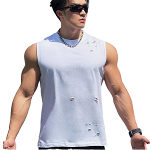 Nouvelle Arrivée 2026 – Débardeur Homme Personnalisé Grande Taille Respirant Confortable pour la Gym – Maillot de Corps en Coton Personnalisé pour Homme - Product Image 1