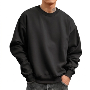 Sweat-shirt à col rond pour homme, coupe ample, manches longues, pull décontracté pour l'hiver, vêtements personnalisés - Product Image 5