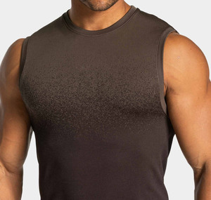 Conjunto de 2 Piezas de Camiseta sin Mangas y Pantalones Cortos Cargo para Hombre, Diseño Personalizado OEM en Contraste, 100% Algodón Transpirable de Alta Calidad, Atuendo de Verano - Product Image 4