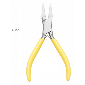 4.75 Inch Nylon Jaw Jewelry Pliers Flat Nose Non Marring Mini Tool <b>Wire</b> Detailing <b>Craft</b> DIY Beading Durable Hand Tool - Product Image 4