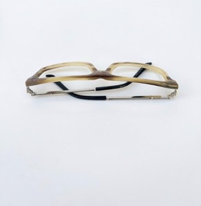 Buffalo Horn <b>Eyeglasses</b> Full-<b>Frame</b> Solid Horn <b>Frame</b> Artisan Crafted Optical Glasses Natural Material Handmade Unisex - Product Image 3