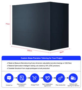 Lits surélevés pour plantation de jardin Lit de jardin surélevé ondulé galvanisé extérieur avec couvercle et étagère de rangement - Product Image 5