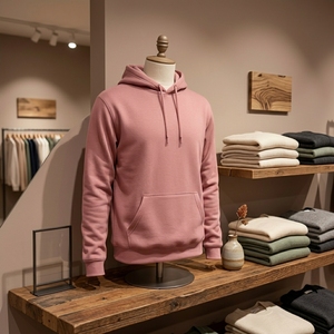 Sweat-shirt classique à poche kangourou pour homme, en molleton brossé doux, décontracté, athlétique, streetwear - Product Image 6