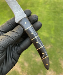 Cuchillo de Filetear de Acero de Damasco Hecho a Mano OEM ODM, Cuchillo de Cocina Ligero, Flexible y Duradero con Funda de Cuero y Mango Personalizado - Product Image 6