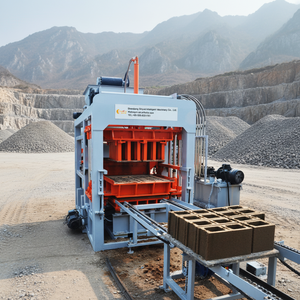 2026 Automatic QTJ4-40 Paving Block Making Machine Easy to Operate with Manual Hollow Concrete Brick <b>Mold</b> for Sand Raw Material - Product Image 1