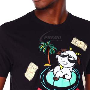 Camiseta Unisex con Logotipo Bordado, Algodón, Talla Grande, Personalizada - Product Image 5