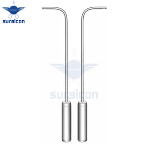 Agris Dingman - Disectores transaxilares para mama, par de 40 cm (15¾ pulgadas), instrumentos quirúrgicos reutilizables de acero inoxidable para mama - Product Image 2