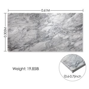 Marmo di Carrara lucidato 12*24 marmo grigio marmo naturale per uso della parete e del pavimento - Product Image 5