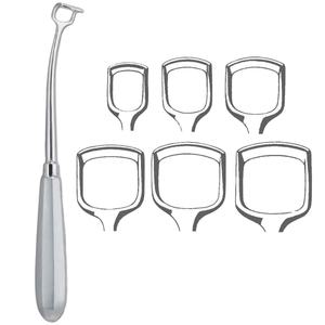 Curetas Adenoides Profesionales Beckmann (~10 mm) para Niños Pequeños, Herramientas Quirúrgicas ORL de Acero Inoxidable Cage - Product Image 2