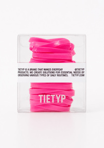 Coleteros TIETYP, Bandas Elásticas de Goma de Color Sólido, Minimalistas y Modernas para Uso Diario, Paquete para Mujer, Empaquetado en Cartón, Hecho en Corea - Product Image 1