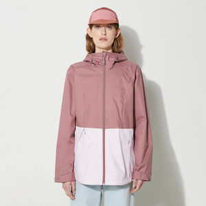 Veste à capuche pour femme, colorée, à manches longues, fermeture éclair, imperméable, en polyester, vêtements d'extérieur décontractés pour l'automne - Product Image 6