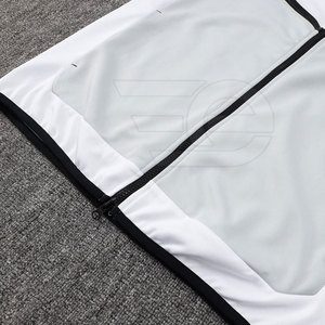 Ensemble de survêtement élégant pour homme avec capuche et fermeture éclair, tenue de sport décontractée, léger, pour l'entraînement, le jogging et le fitness - Product Image 3