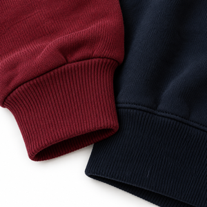 Sweat-shirt à col rond pour homme, color block, bordeaux, beige, marine, manches longues, haut décontracté - Product Image 3