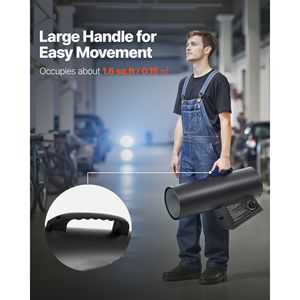 Stufa a Propano Portatile da 100.000 BTU con Aria Forzata, Regolazione Temperatura Continua, Protezione di Sicurezza per Garage/Negozio e Uso Domestico - Product Image 5