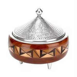 Premium Metal Chafing Dish Handles Tall <b>Legs</b> Insulated Foldable Eco-Friendly Hot Pot Luxury Buffet Food <b>Warmer</b> Server Tableware - Product Image 4