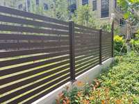 Valla de Aluminio con Lamas para Patio de Casa, Precio de Fábrica, Personalizable y de Fácil Montaje