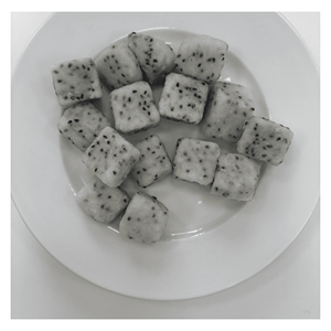 Semillas de Pitaya Blanca Congelada en Cubos, Exóticas de Vietnam, para Mezclas de Cereales, Parfaits, Heladerías y Cafeterías - Product Image 1