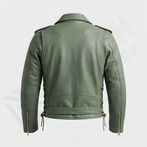 Veste de moto en cuir véritable pour homme de qualité supérieure, nouvelle arrivée, vestes de moto d'hiver, protections amovibles, personnalisables - Product Image 2