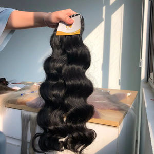 Precio al por mayor Extensiones de cabello virgen vietnamita 100% no Remy, estilo liso natural con ondas, todos los colores, calidad premium - Product Image 1