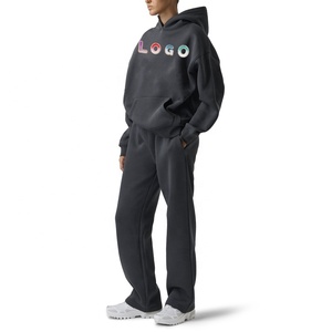 ชุดวอร์ม2ชิ้นสำหรับผู้ชายและผู้หญิงชุดกันลมชุดออกกำลังกายแบบบล็อกสีชุดฮิปฮอปแบบเย็บปะติดชุดเสื้อกันลมชุด2026 - Product Image 6