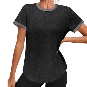 Camisetas de Fitness para Mujer, Moda Verano 2026, Venta al Por Mayor con MOQ Bajo, el Mejor Diseño, Camisetas de Gimnasio para Mujer - Product Image 3