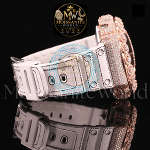 Luxury Iced Moissanite <b>Mens</b> <b>Watch</b> Case Bezel Sparkling Crystal Handmade Dailywear Fashion Gift <b>For</b> Her <b>Watch</b> <b>For</b> Weddings - Product Image 3