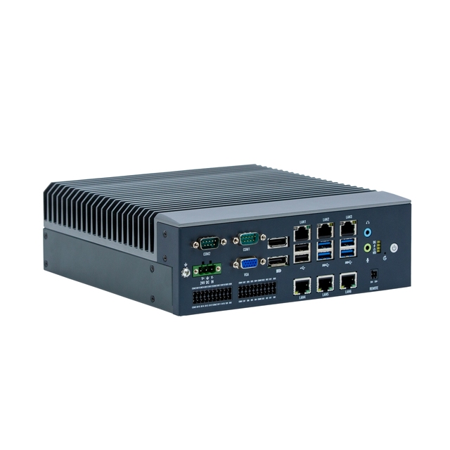 Powerful Industrial Embedded Mini PC DC 24V Intel Core CPU DDR4 Rugged Fanless Computer in Stock 4G/5G Optional for Industry