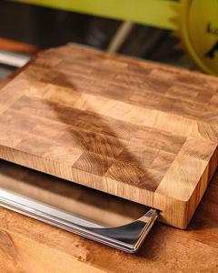 Tabla de Cortar Rectangular de Acacia Hecha a Mano, Resistente, Duradera, Apta para Lavavajillas, Tabla de Cocina para Cocinar en Casa - Product Image 3