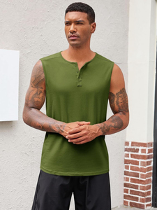 Débardeurs de sport pour hommes – T-shirts de musculation parfaits pour le bodybuilding – Débardeurs coupés pour l'entraînement - Product Image 2