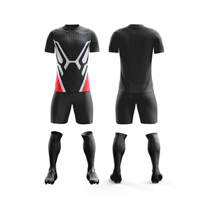 Tenue de football personnalisée, maillot de football d'équipe |   Tailles pour hommes, femmes et jeunes |   Vêtements de sport légers à séchage rapide en gros - Product Image 2