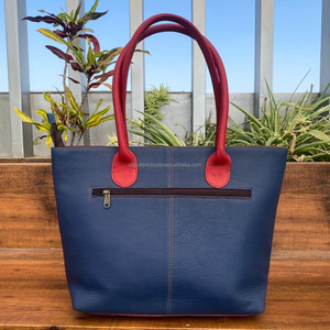 New Custom Large Capacity High Quality Recycled Leather Women's Tote Bag Luxury Designer Colorful Leather <b>Handbags</b> Shoulder Bags - Product Image 5