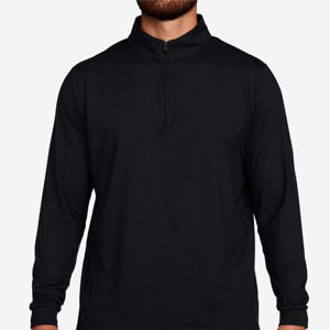 Vente en gros : Sweat à capuche tricoté à demi-zip, confortable, coupe-vent, style décontracté, chaud, pour l'entraînement et la course - Product Image 1