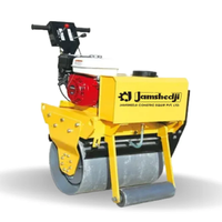 Machine à rouleaux vibratoires à tambour unique pour le compactage du sol, la construction routière et les projets d'infrastructure