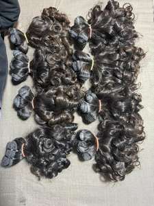 Lot de Cheveux Naturels Non Traités 100% Humains, Extensions Ondulées Naturelles, Cheveux Bruts Birmans Bouclés, Cheveux Indiens Bouclés Bébé et Bouclés Volumineux - Product Image 4