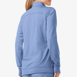 Nouvelle Arrivée Blousons Chirurgicaux Chauds pour Femmes en Coton Polaire à Manches Longues avec Col et Fermetures Éclair Intégrales, Deux Poches, Idéaux pour l'Hiver - Product Image 4