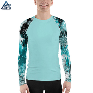 Camiseta de Manga Larga de Primera Calidad para Hombre, con Logotipo Personalizado, para Artes Marciales, Fitness, Secado Rápido, para Adultos - Product Image 3