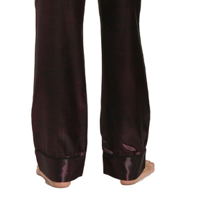 Pyjama pour homme en soie biologique 100% gris argenté, design de mode luxueux, ensemble de 2 pièces, respirant, séchage rapide, vêtements de maison, extra doux - Product Image 5