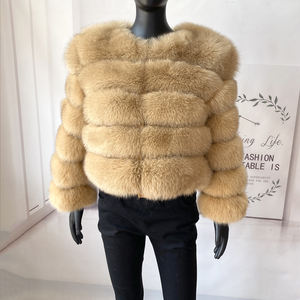 Manteau classique en vraie fourrure pour femmes, veste courte en fourrure de mouton véritable, manteau en fourrure de mouton pour femmes - Product Image 1