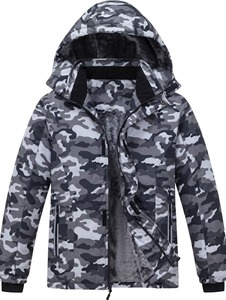 Veste coupe-vent d'hiver pour enfants, veste décontractée unie pour garçon et fille, imperméable, pour le ski, le snowboard, l'escalade, vêtements chauds - Product Image 5
