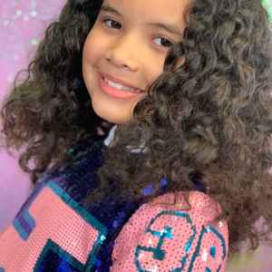 Vestido de Lentejuelas para Niñas Jack and Jill, Vestido Brillante de Manga Corta para Fiestas, Túnica Colorblock Rosa y Azul - Product Image 2