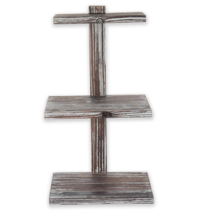 Rustic Wooden <b>3</b> <b>Tier</b> <b>Cake</b> <b>Stand</b> Vintage Cupcake Display Riser Shelf Holder for Wedding Birthday Party Dessert Tray <b>Cake</b> <b>Stand</b> - Product Image 1